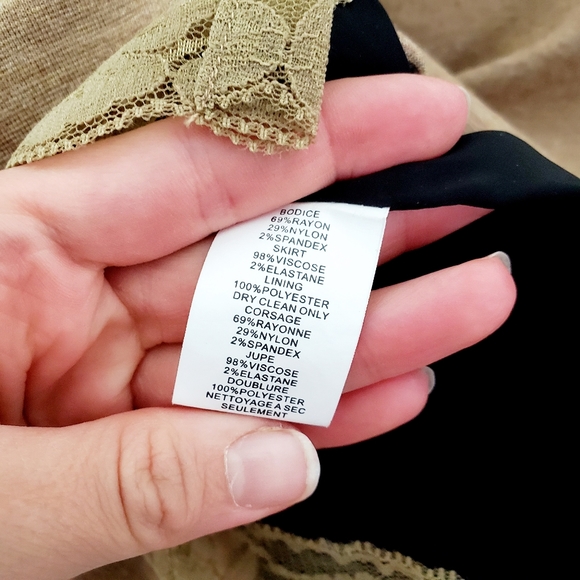 Trina Turk black tan colorblock sheath dress - Picture 10 of 10